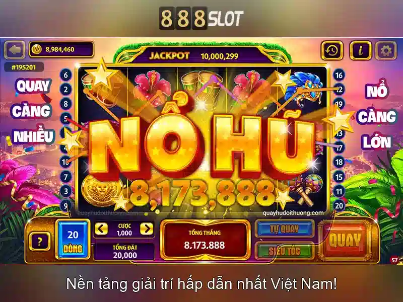888slot: Nhà cái game slot trên internet